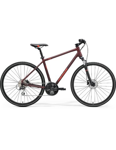 Велосипед 28" Merida CROSSWAY 20 (2023) Matt burgundy S (47) 155-167 см