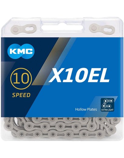 Ланцюг KMC X10EL 10-speed 114 links silver + замок