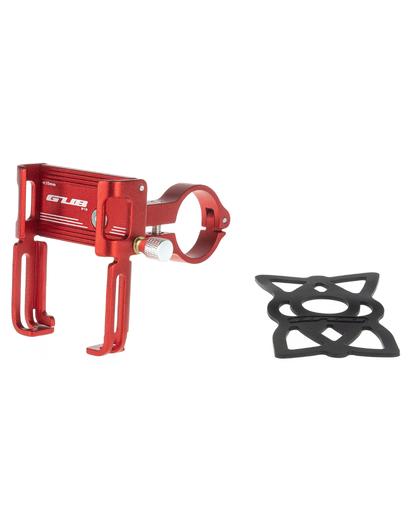 Тримач гаджета GUB P 10 на кермо алюмінієвий червоний