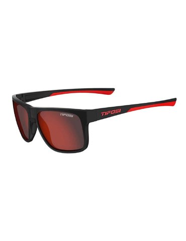 Окуляри Tifosi Swick Satin Black/Crimson з лінзами Smoke Red