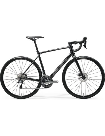 Велосипед 28" Merida SCULTURA ENDURANCE 300 (2023) silk black/dark silver S (168-173 см)