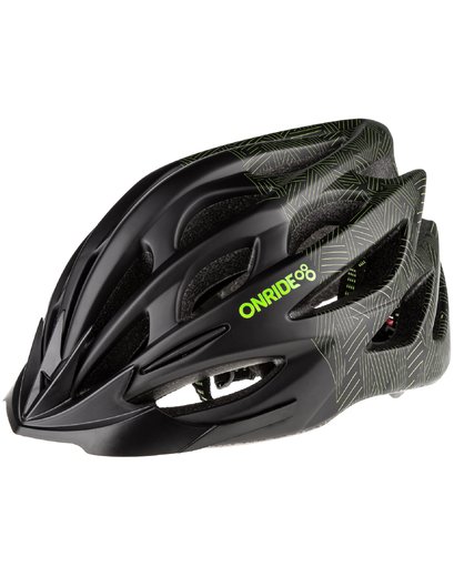 Шолом ONRIDE Mount black green M (55-58 см) 250g