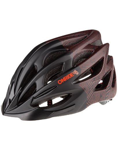Шолом ONRIDE Mount black red M (55-58 см) 250g