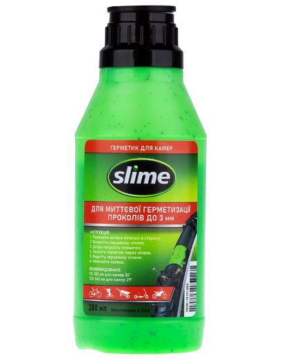 Герметик (антипрокольна рідина для камер) Slime Tube Sealant 280ml