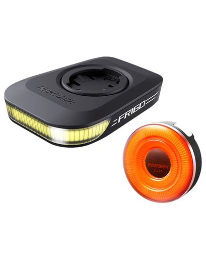 Комплект світла Ravemen LS03: FR160 + CL05 (160/30 lumen)