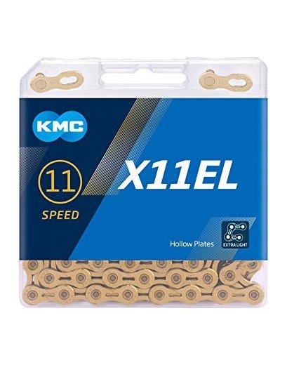 Ланцюг KMC X11EL Ti-N Gold 11-speed 118 links + замок
