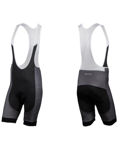 Велотруси з лямками ONRIDE Pro Ornament black/grey L