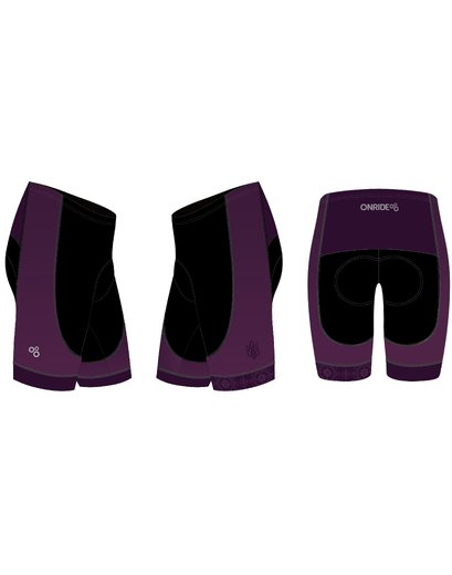 Велотруси жіночі без лямок ONRIDE Pro Cuddle violet L