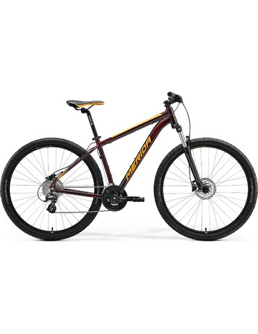 Велосипед 29" Merida BIG.NINE 15 (2024) burgundy red XL (179-191 cm)