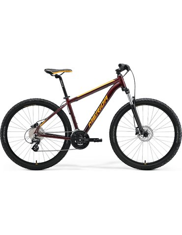 Велосипед 27.5" Merida BIG.SEVEN 15 (2024) burgundy red XS (145-161 cm)