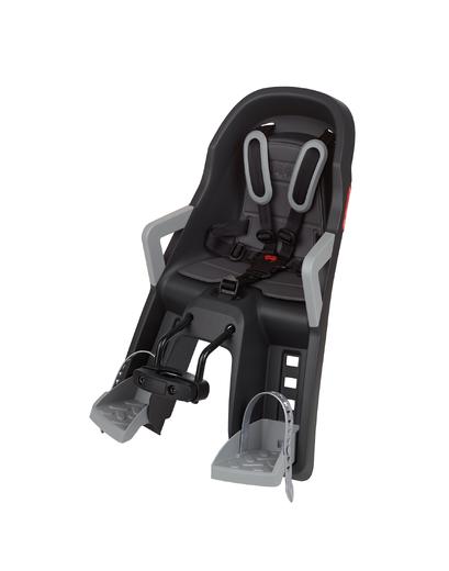 Дитяче крісло переднє POLISPORT Guppy Mini+ FHT на рульову трубу, 9-15 кг, сіре