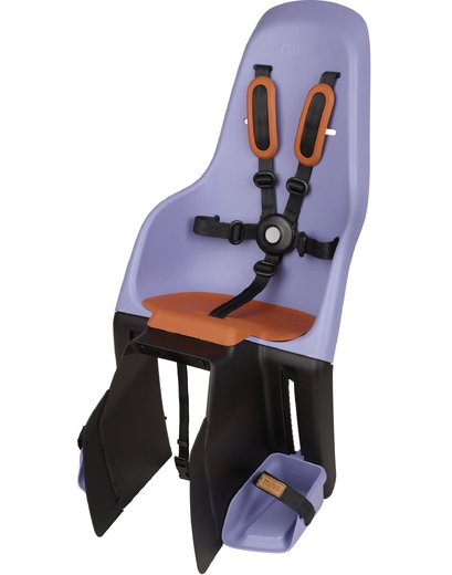 Дитяче велокрісло заднє POLISPORT Minia FF (9-22 кг) violet