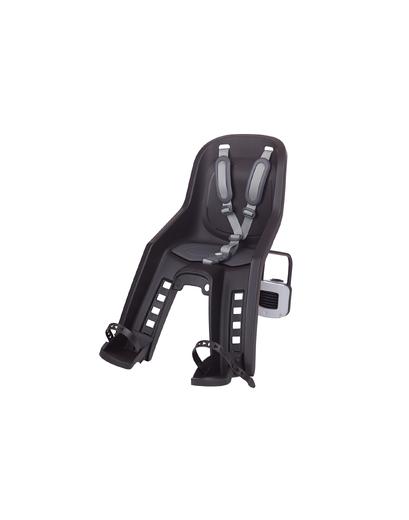 Дитяче крісло на велосипед POLISPORT Bubbly Mini FF Чорний / Сірий переднє