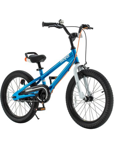 Велосипед 18" RoyalBaby Freestyle 7TH (2024) OFFICIAL UA синій One size (116-148 см)
