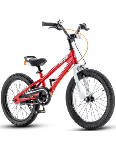 Велосипед 18" RoyalBaby Freestyle 7TH (2024) OFFICIAL UA червоний One size (116-148 см)