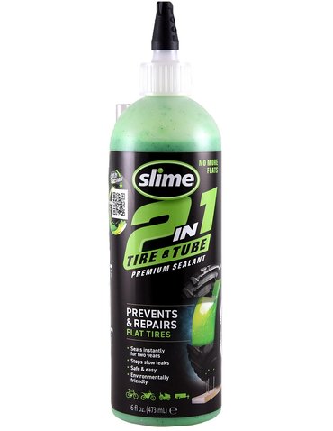 Герметик для безкамерних покришок Slime 2-in-1 Premium, 473 мл