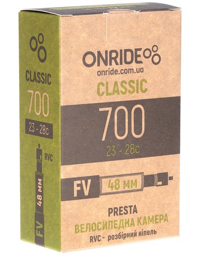 Камера ONRIDE Classic 700x23/28C FV 48 RVC