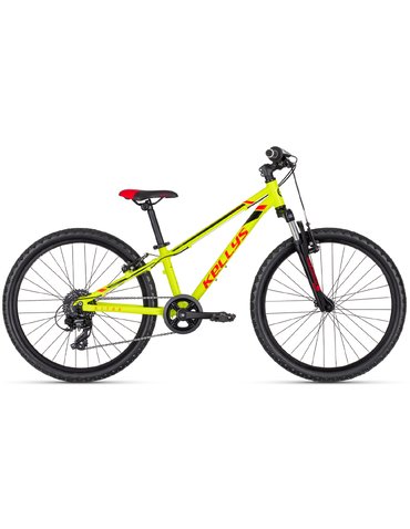 Велосипед 24" Kellys Kiter 50 (2024) neon yellow 11" (125-145 см)