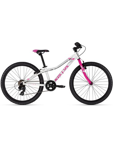 Велосипед 24" Kellys Kiter 30 (2024) white 11" (125-145 см)