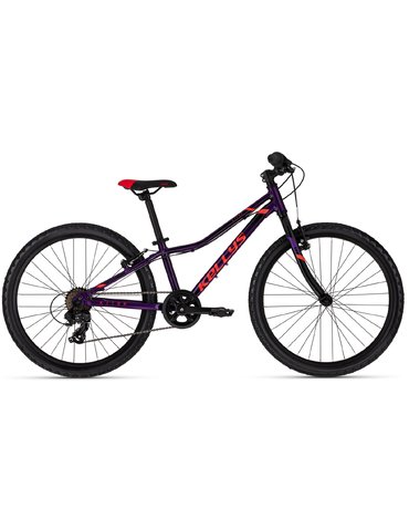 Велосипед 24" Kellys Kiter 30 (2024) purple 11" (125-145 см)