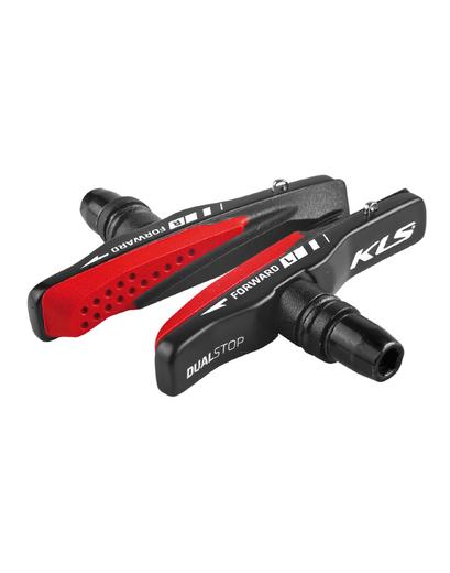 Колодки гальмівні KLS Dualstop V-01 для V-Brake катриджні