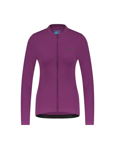 Велоджерсі жіноча Shimano Apice long sleeves утеплена violet S