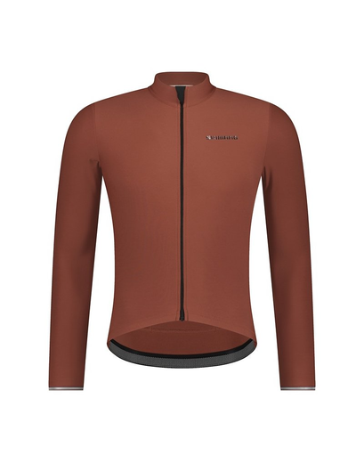 Велоджерсі Shimano Stile long sleeves утеплене brown L