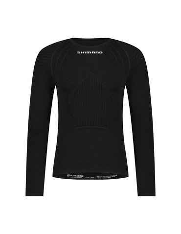 Термобілизна-базовий шар Shimano Vertex long sleeves black S-M