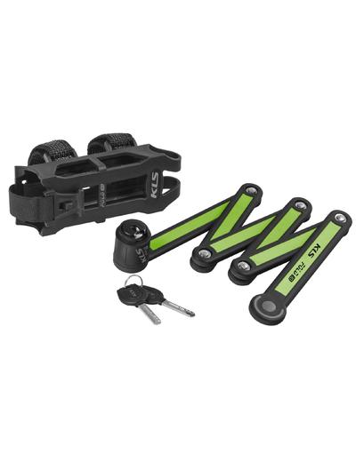 Замок фолдінговий під ключ KLS Fold 30 green 3,5х750 мм