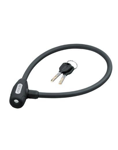Замок трос під ключ KLS Jolly 12x650мм black
