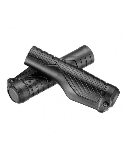 Гріпси ONRIDE Paddle, ергономічні, один замок, 138 мм, чорний