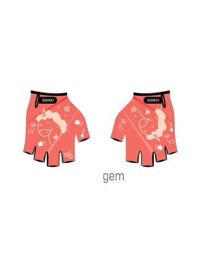 Рукавички дитячі ONRIDE Gem Єдиноріжка coral 7-8 років