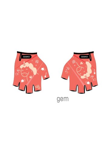 Рукавички дитячі ONRIDE Gem Єдиноріжка coral 9-10 років