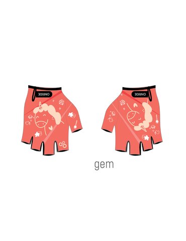 Рукавички дитячі ONRIDE Gem Єдиноріжка coral 11-12 років