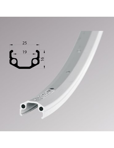 Обід 28" Remerx RMX 219 (622x19 mm) одностінний V-Br 36H AV grey