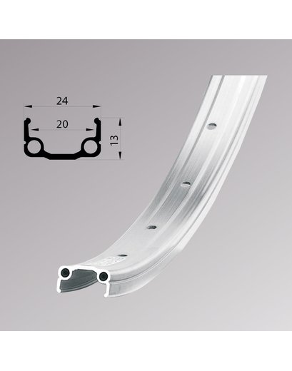 Обід 26'' Remerx RMX 20 (559x20 mm) одностінний V-Br 36H AV grey