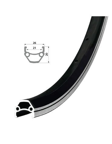 Обід 26'' Remerx HIT 21 RX 4521 (559x21 mm) V-Br 36H AV black