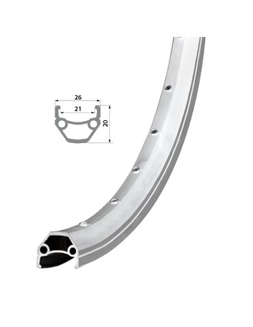Обід 26'' Remerx HIT 21 RX 4521 (559x21 mm) V-Br 32H піст. AV silver