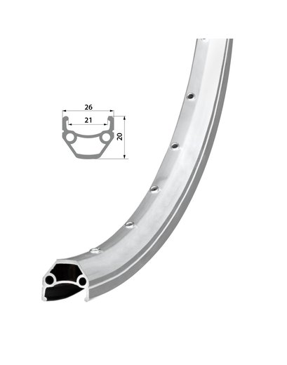 Обід 26'' Remerx HIT 21 RX 4521 (559x21 mm) V-Br 32H піст. AV silver