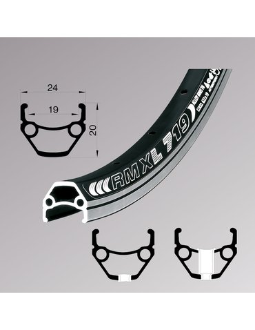 Обід 26'' Remerx DRAGON LINE RX 719 (559x19 mm) V-Br 36H AV grey