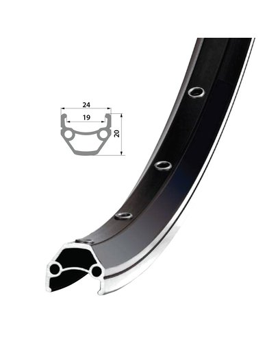 Обід 28'' Remerx DRAGON LINE RX 719 (622x19 mm) V-Br 32H піст. AV black