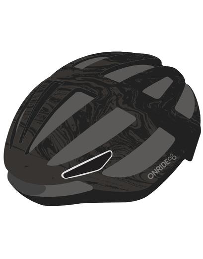 Шолом ONRIDE Focus чорний/сірий M (55-58 см)