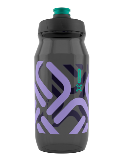 Фляга FIDLOCK 600 antibacterial trans. black/lilac (під звичайний фляготримач)