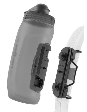 Фляга FIDLOCK TWIST 590 trans. black SET (connector + tex base multi for straps)