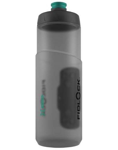 Фляга FIDLOCK TWIST 600 antibacterial, trans. black SET (connector + BIKE base)