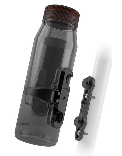 Фляга FIDLOCK TWIST 700 Life with FL logo, clear black SET (connector + BIKE base)