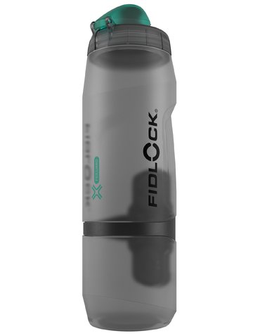 Фляга FIDLOCK TWIST 800 antibacterial, trans. black SET (connector + BIKE base)