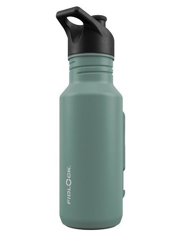 Фляга FIDLOCK TWIST steel bottle 400 green SET (connector + BIKE base)