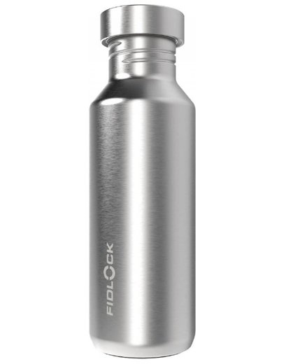 Фляга FIDLOCK TWIST steel bottle 600 silver SET (connector + BIKE base)