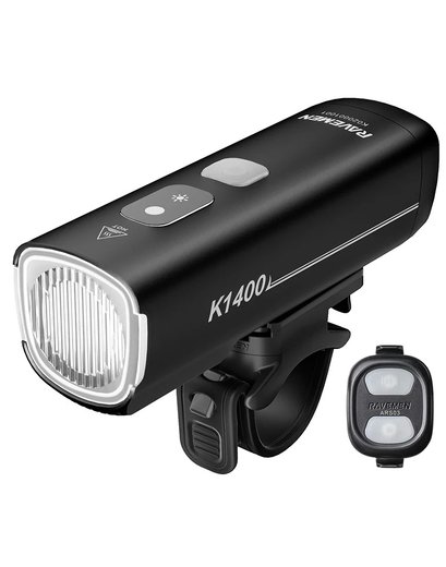 Фара Ravemen K1400 (1400 lm, 4000 mAh) з датчиком освітленості
